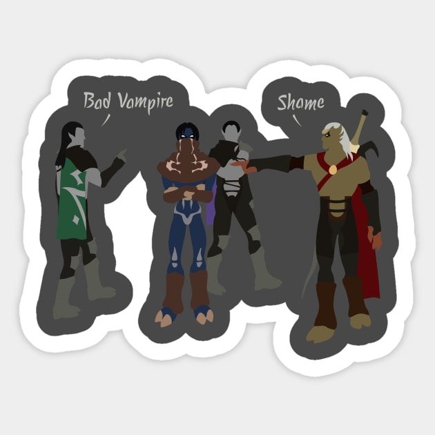 Bad Vampire Sticker by Hallowscream